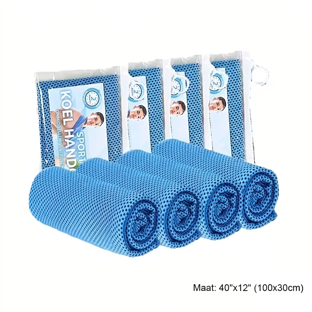 Set of 4 Cooling Towels