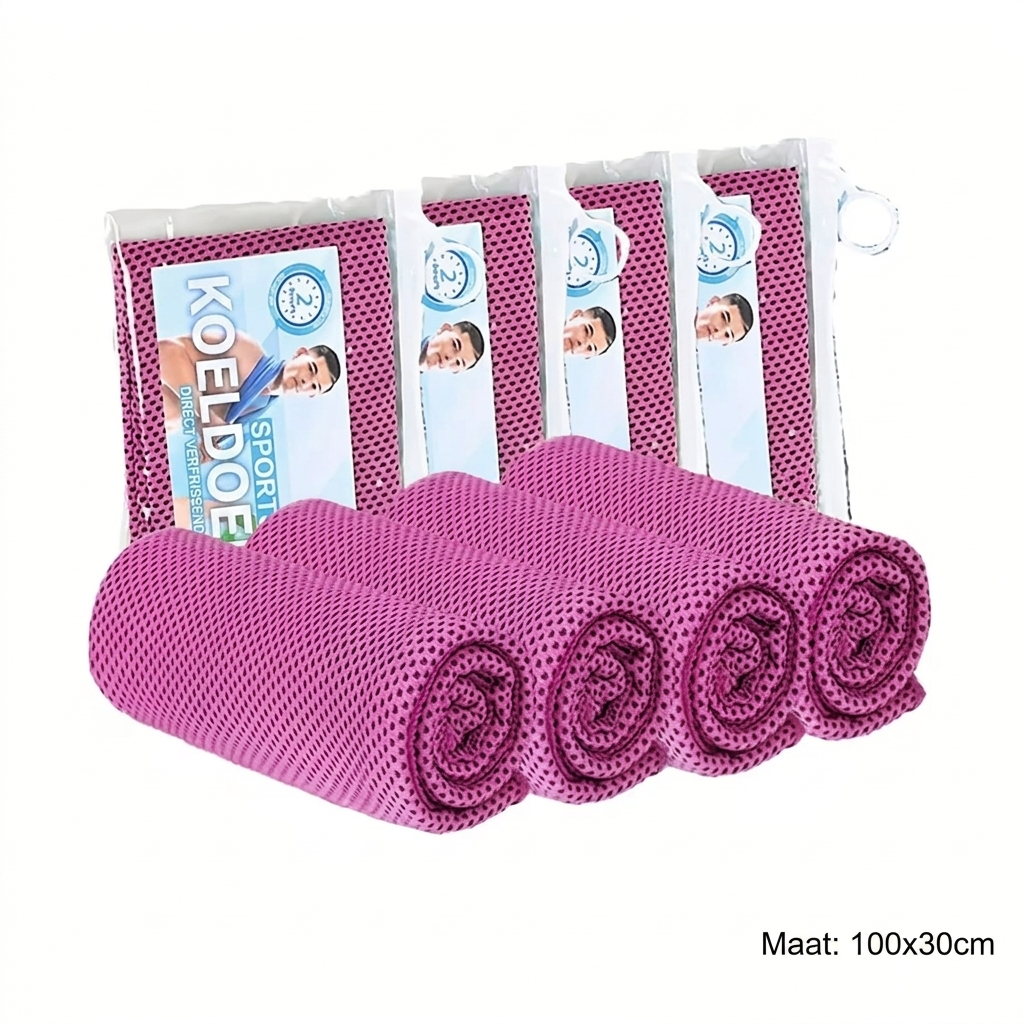 Set of 4 Cooling Towels
