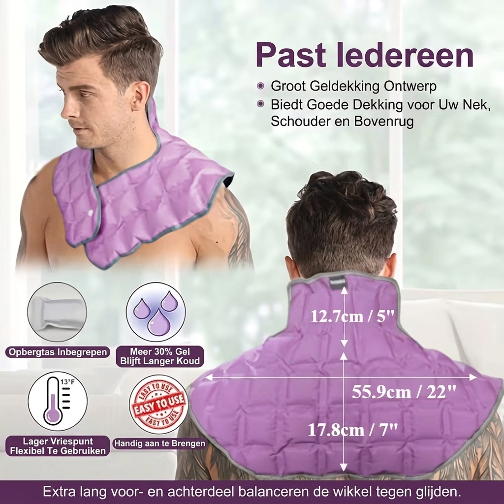 Kühlende Gel-Schulter- und Nackenbandage