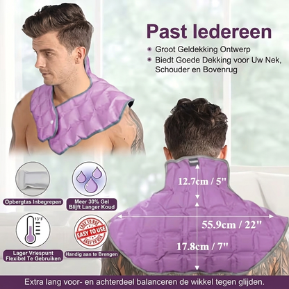 Kühlende Gel-Schulter- und Nackenbandage