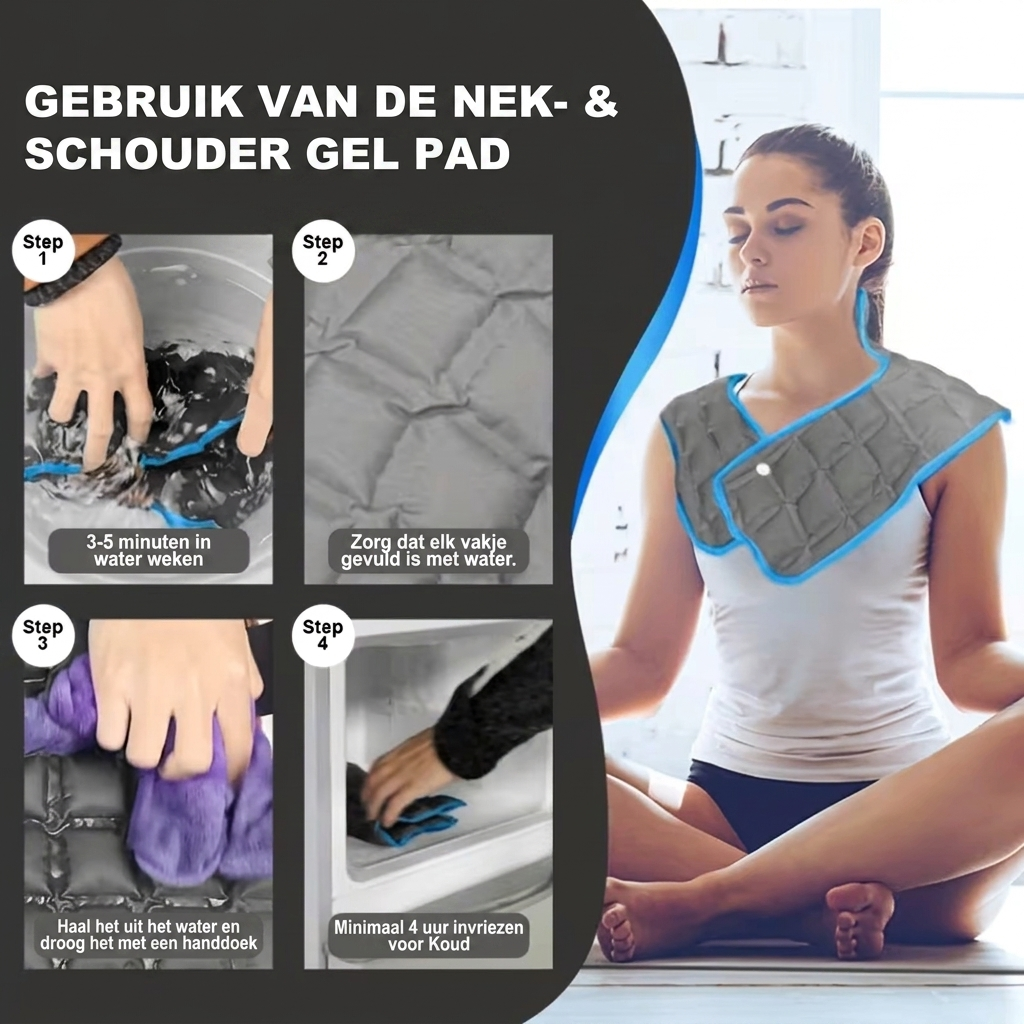 Kühlende Gel-Schulter- und Nackenbandage