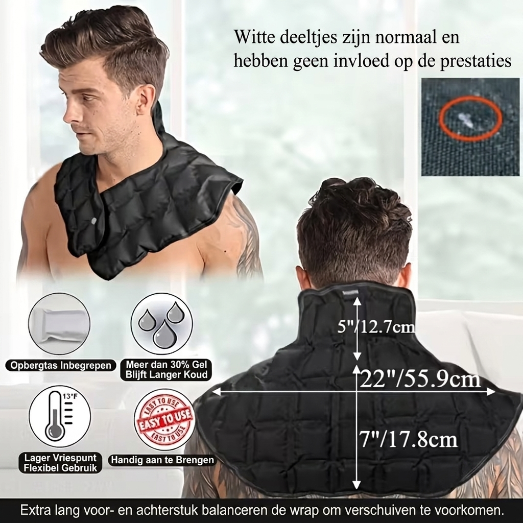 Kühlende Gel-Schulter- und Nackenbandage