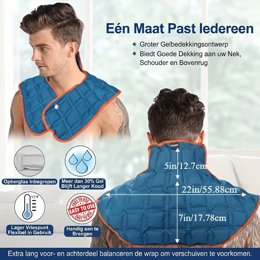 Kühlende Gel-Schulter- und Nackenbandage