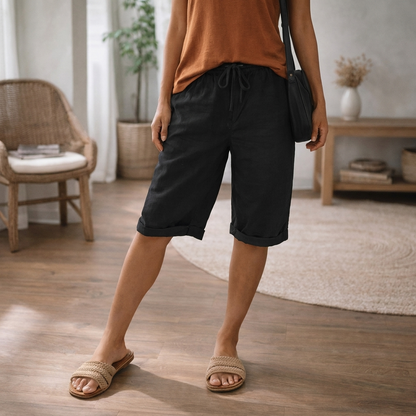 Pantaloncini da donna con coulisse regolabile