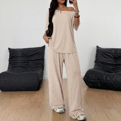 Γυναικείο casual σετ loungewear 2 τεμαχίων