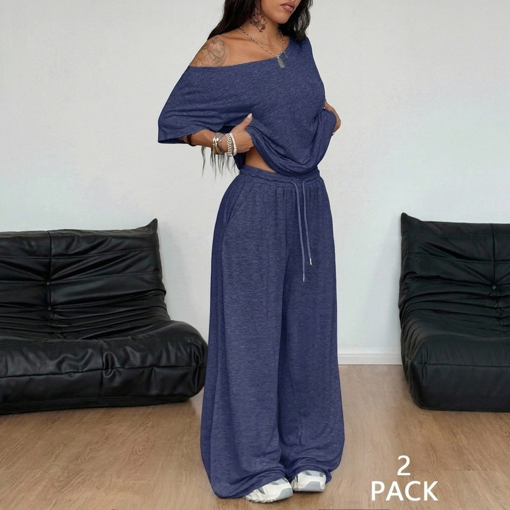 Γυναικείο casual σετ loungewear 2 τεμαχίων