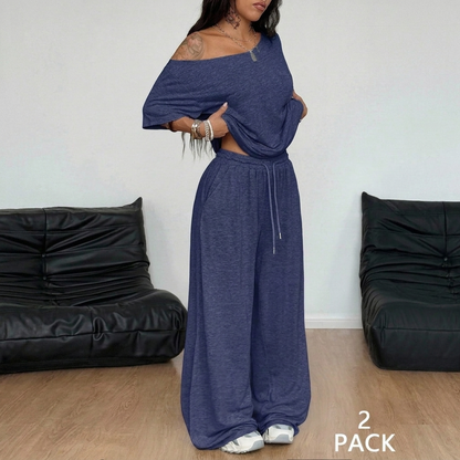 Γυναικείο casual σετ loungewear 2 τεμαχίων