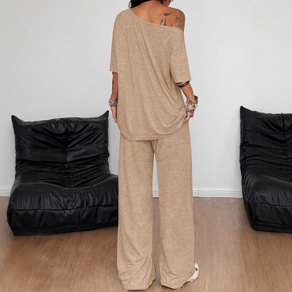 Γυναικείο casual σετ loungewear 2 τεμαχίων