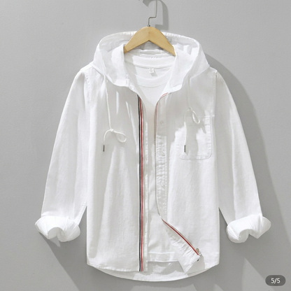 Modern Shirt Jacket with Long Sleeves for Men