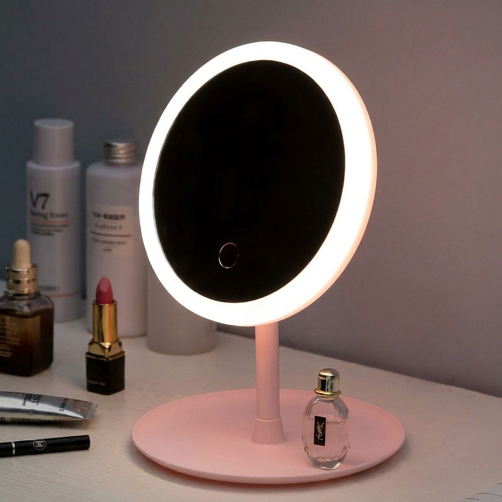 Rechargeable LED Makeup Mirror