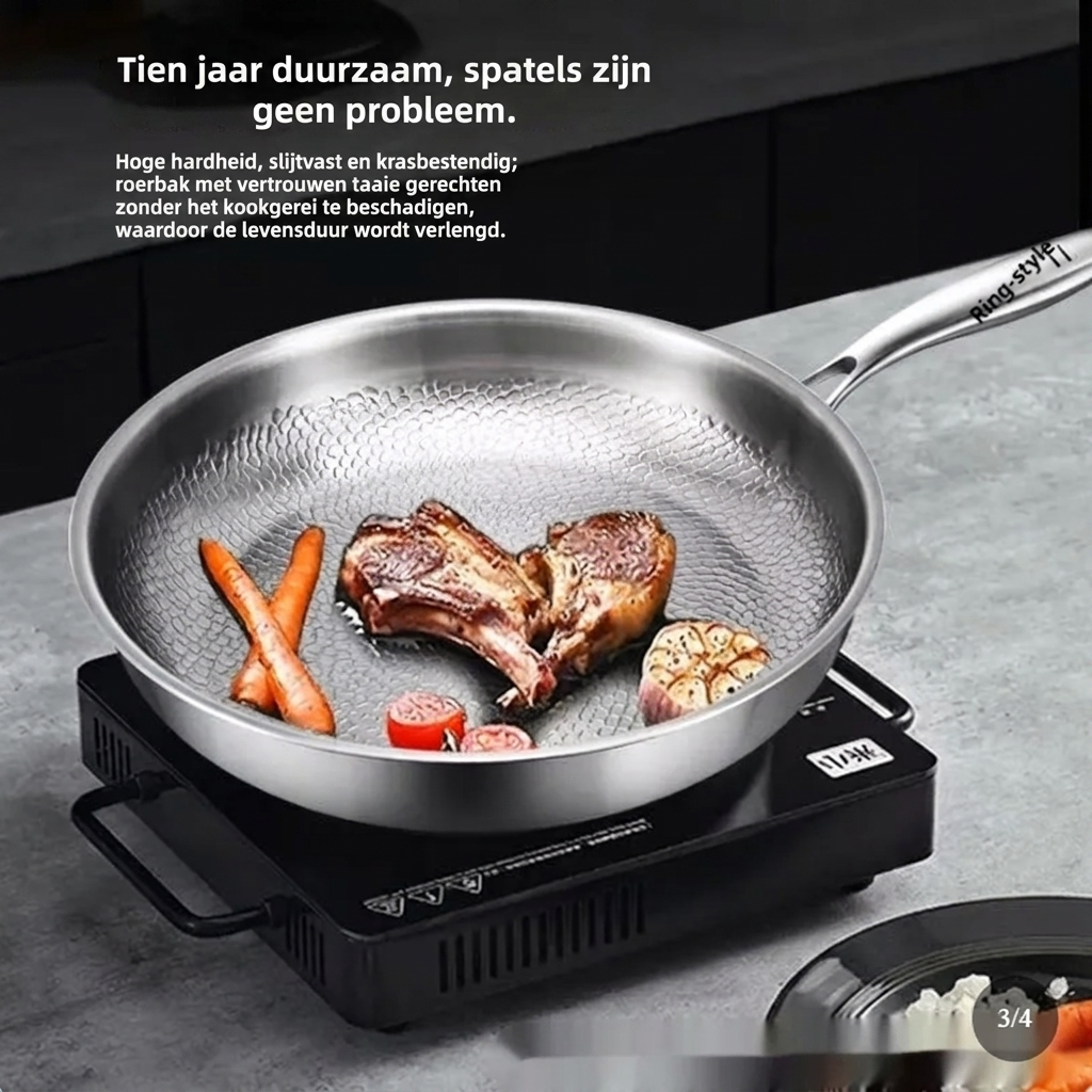 High-Quality Titanium Alloy Frying Pan