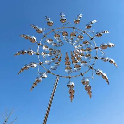 Anti-Rust Kinetic Metal Wind Spinner Windmill
