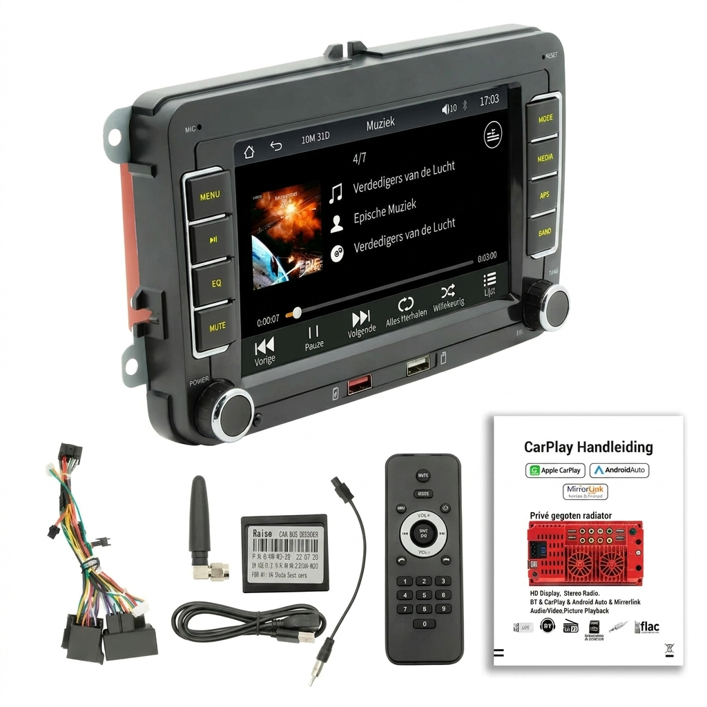 7-inch HD Touchscreen Bluetooth Car MP5 Player