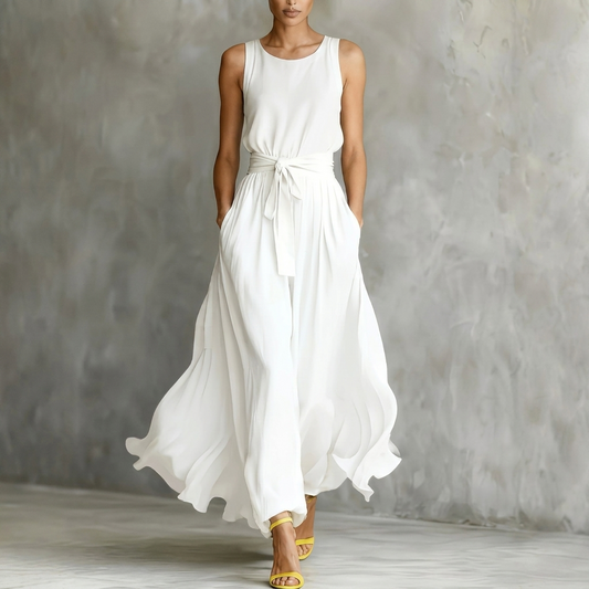 Elegantes Maxikleid mit Schnürverschluss für Damen