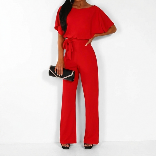 Mono casual para mujer con pierna recta y diseño elegante