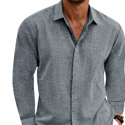 Men's Long Sleeve T-Shirt Plain