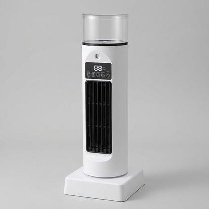 Portable Desk Air Cooler with Humidifier, USB Powered, Bladeless, 6 Speeds, Remote Control [PRE-ORDER]