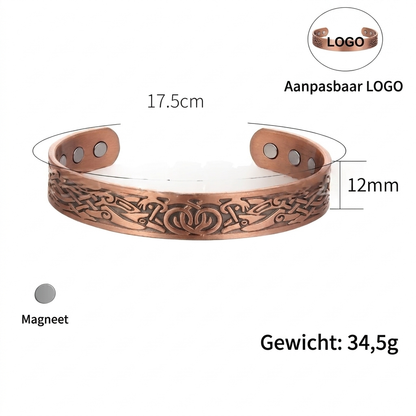 Copper Magnetic Bracelet Vintage Design
