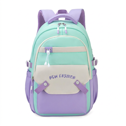 Colourful Backpack with Contrast