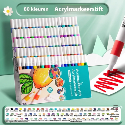 True Colour Acrylic Marker Pens for Colour Painting