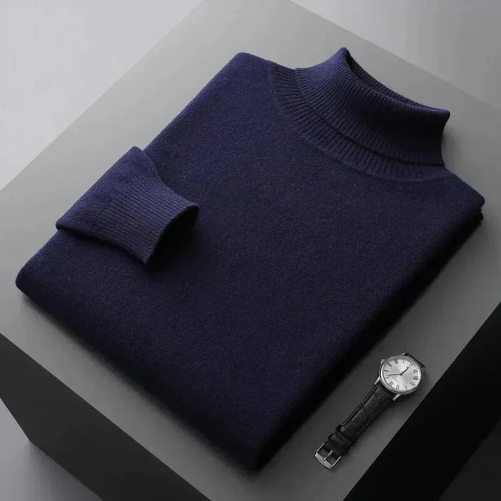 Men's Turtleneck Sweater – Elegant Layer with a Refined Look