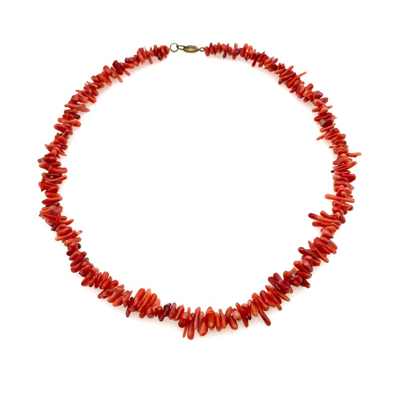 Handmade Red Coral Necklace for Women