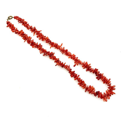 Handmade Red Coral Necklace for Women