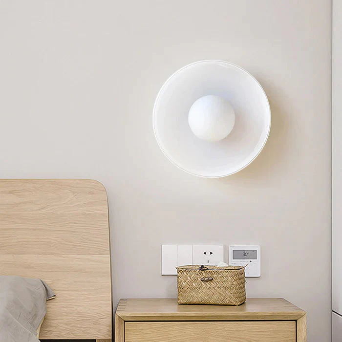 Plafón redondo moderno de cristal – Diseño elegante y atemporal