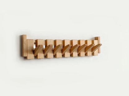 Appendiabiti da parete in legno sostenibile con design musicale