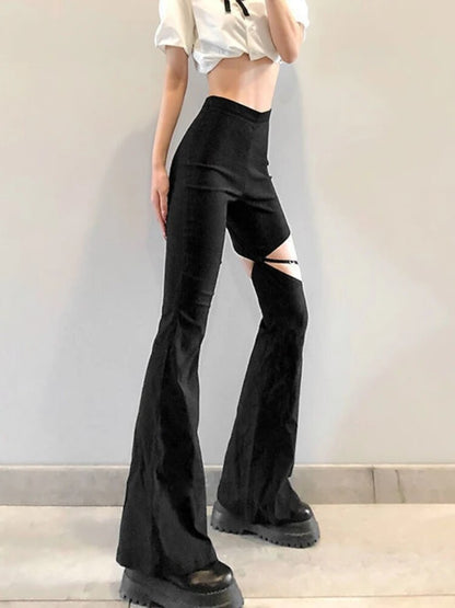 Ilaria | Flared Slim Trousers for Women