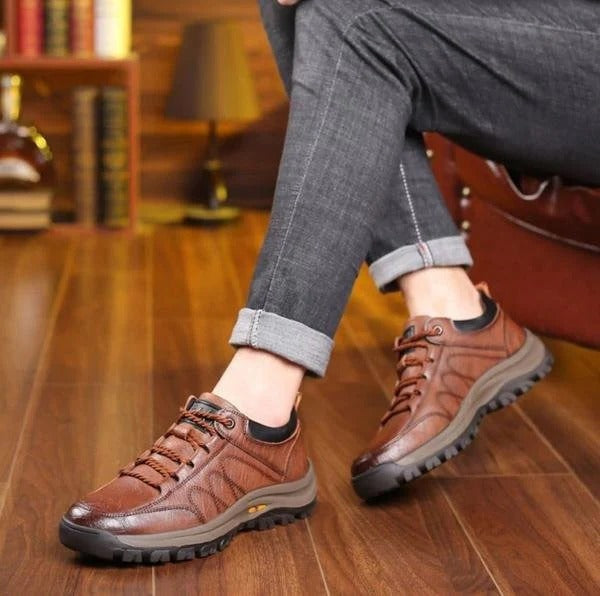 Scarpe ortopediche da uomo in pelle – impermeabili e comode