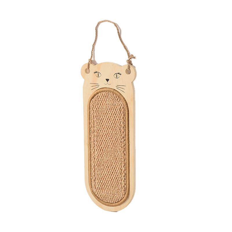 Wooden Wall Scratching Post for Cats – Natural, Playful and Space-Saving Design