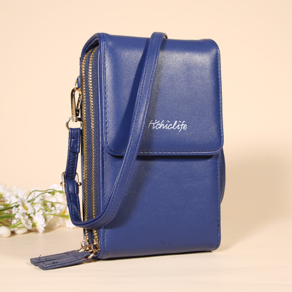 Bolso para teléfono con pantalla táctil y función de billetera – compacto y cruzado para el día a día
