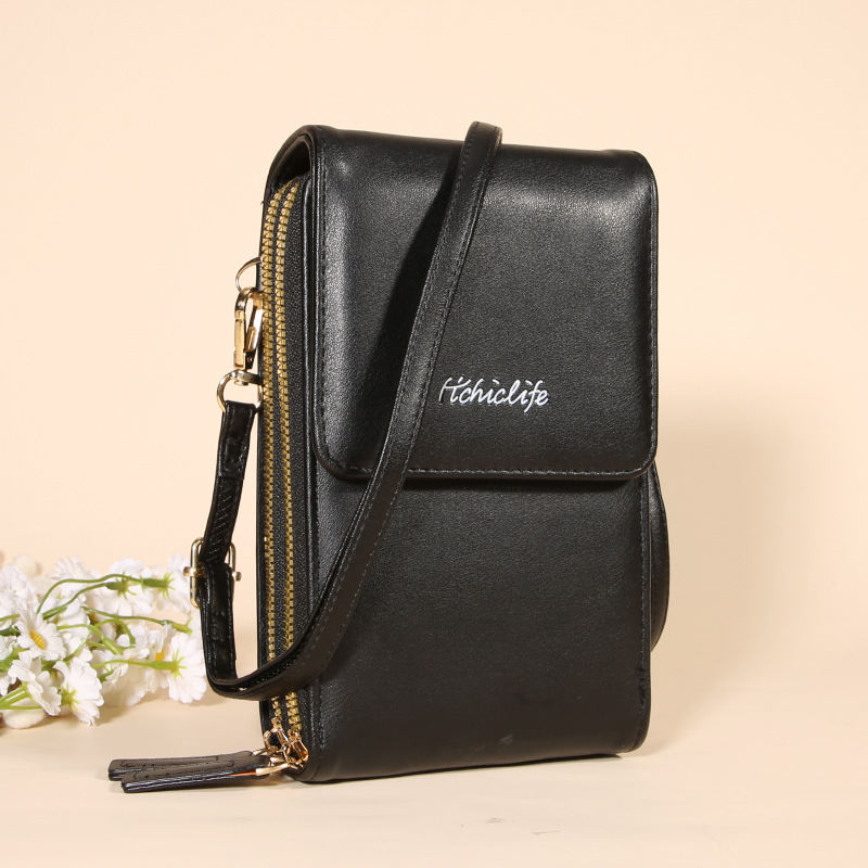 Bolso para teléfono con pantalla táctil y función de billetera – compacto y cruzado para el día a día