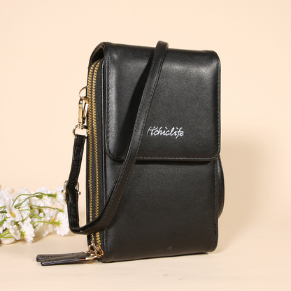 Bolso para teléfono con pantalla táctil y función de billetera – compacto y cruzado para el día a día