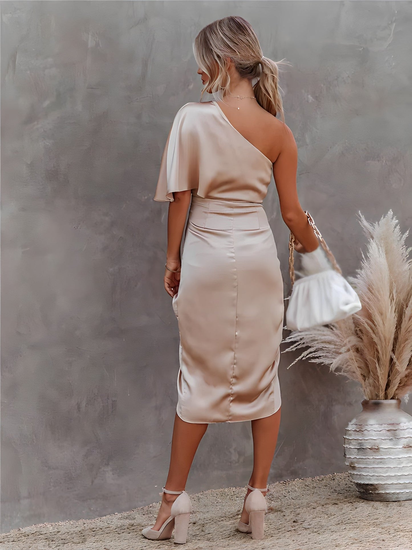 Beautiful Women's Satin Evening Dress – Jessa