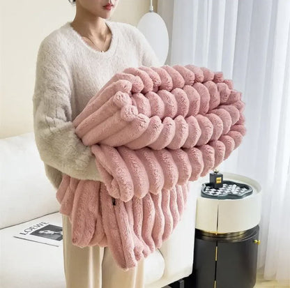 Manta de lujo FluffyDreams – Suave, cálida y elegante