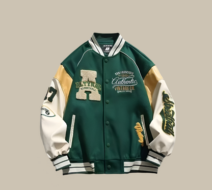 Vintage baseball men's jacket - Unique and comfortable