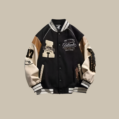 Vintage baseball men's jacket - Unique and comfortable