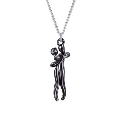 Ketting met omarmende hanger – Tijdloos symbool van liefde