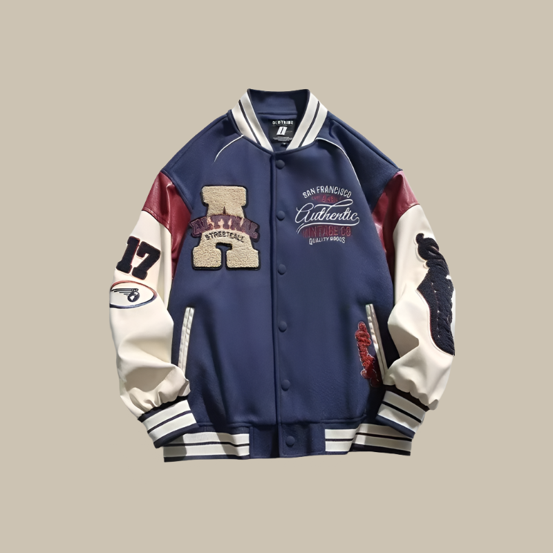 Vintage baseball men's jacket - Unique and comfortable