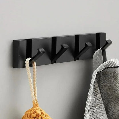 Foldable Metal Wall Hook with Multiple Hooks – Space-Saving and Modern