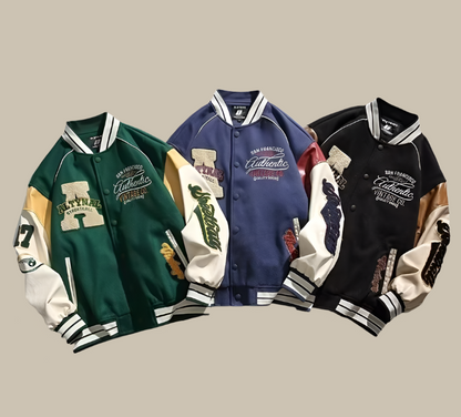 Vintage baseball men's jacket - Unique and comfortable