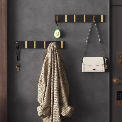 Foldable Metal Wall Hook with Multiple Hooks – Space-Saving and Modern