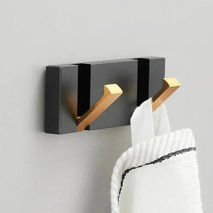 Foldable Metal Wall Hook with Multiple Hooks – Space-Saving and Modern