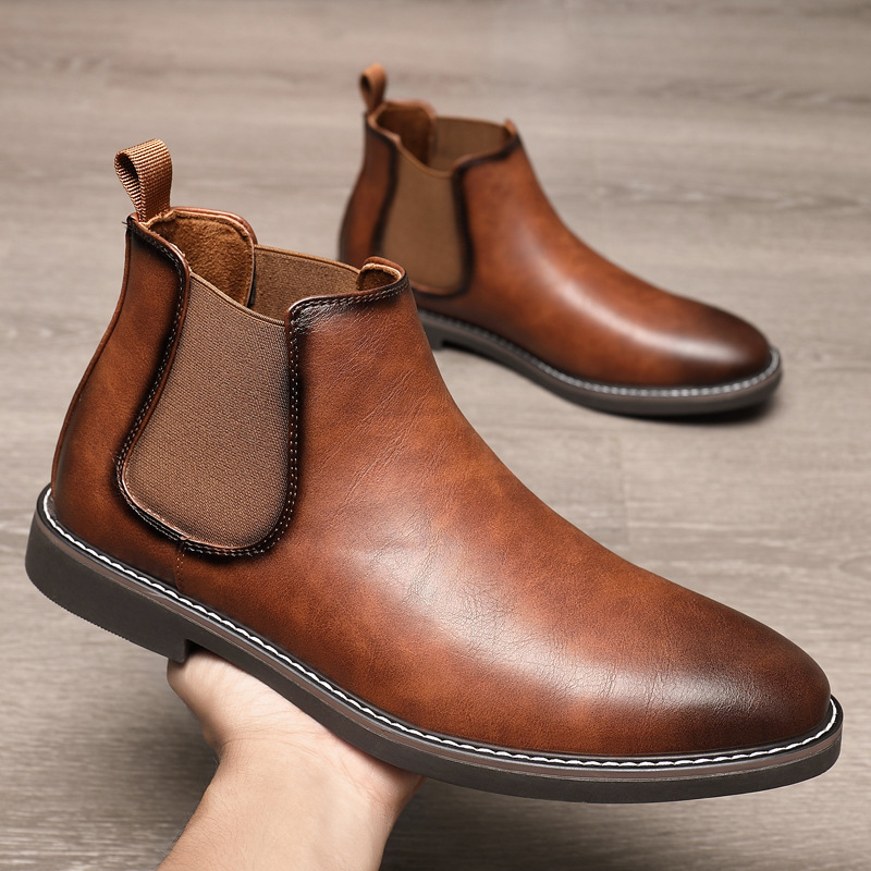 Kožené chelsea boty Noah – pro stylový vzhled