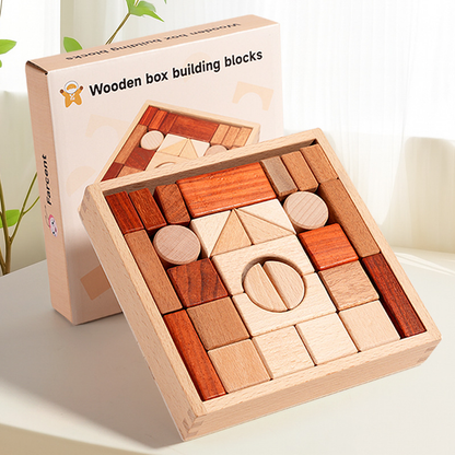 Wooden Block Set for Children – Educational Construction Toy for Creative Play