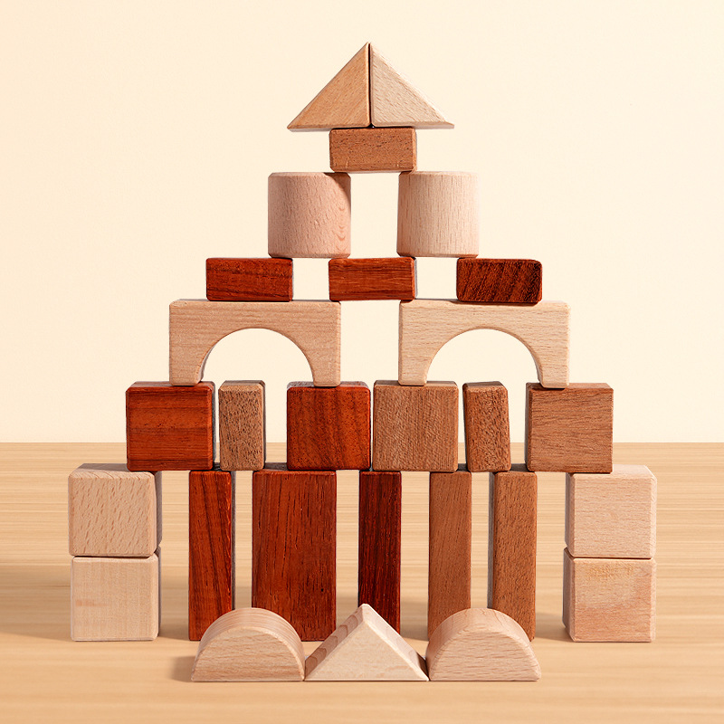 Wooden Block Set for Children – Educational Construction Toy for Creative Play