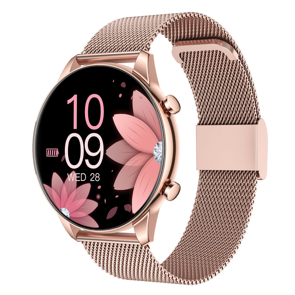 Elegant Smartwatch with Health Monitoring – Stylish Design and Smart Connectivity