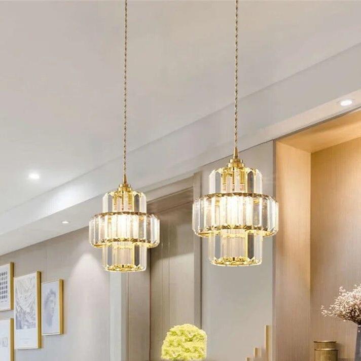 Elegante kristallen hanglamp Saela - Luxe verlichting